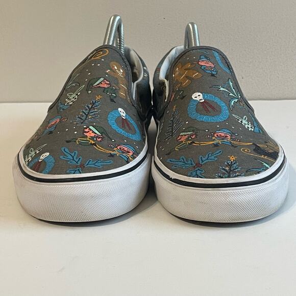 Vans Unisex Van Doren Collab Ltd Ed Holiday Pewter Slip On Shoes sz M 9 W 10.5 main image 4